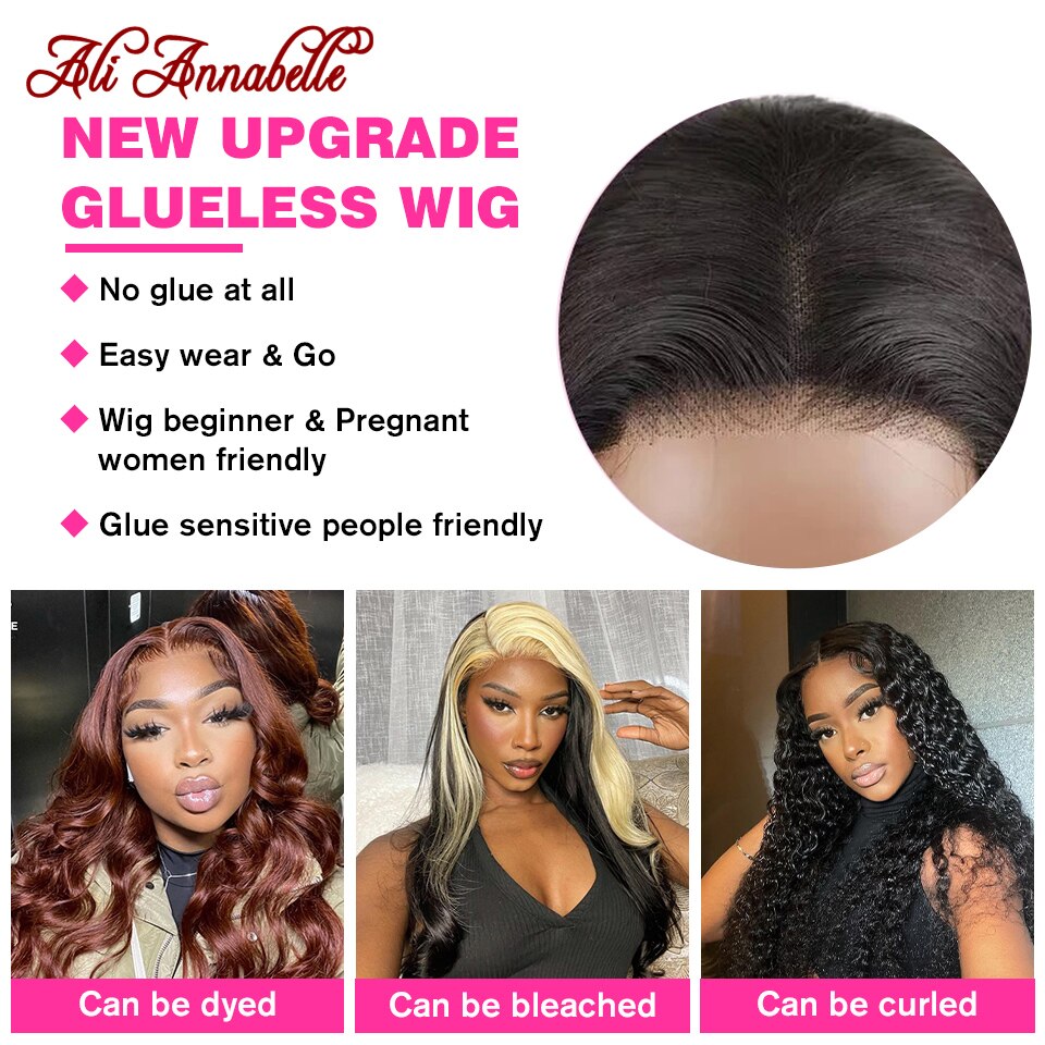 Wear Go Glueless Wig Brazilian Body Wave 13x4 Transparent Lace Glueless Wig Human Hair Ready To Wear Human Wigs Ready To Go